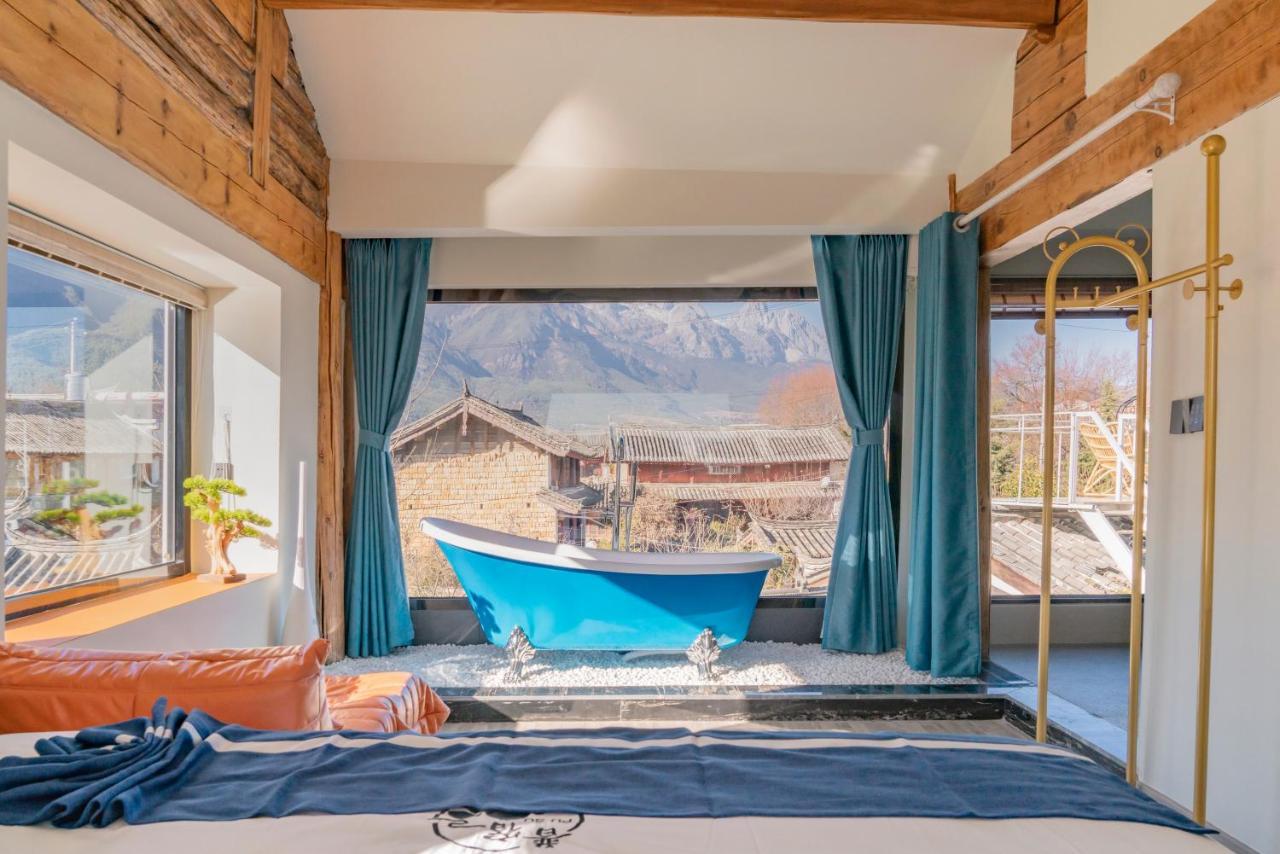 玉龙白沙普宿客栈 Lijiang  Esterno foto